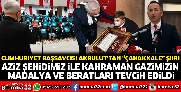 Cumhuriyet Başsavcısından duygu yüklü şiir