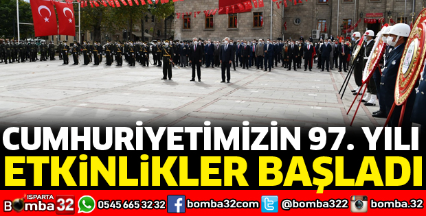 CUMHURİYET BAYRAMI KUTLAMALARI BAŞLADI