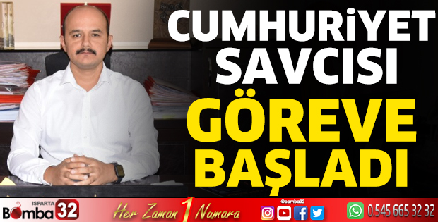 Cumhuriyet savcısı göreve başladı