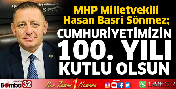 Cumhuriyetimizin 100. yılı kutlu olsun