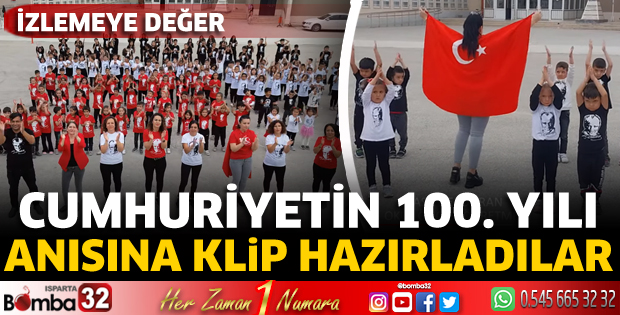 Cumhuriyetin 100. yılı anısına klip hazırladılar