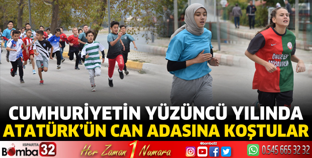 Cumhuriyetin 100.yılında Atatürk’ün Can Adasına koştular
