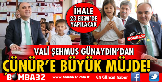 ÇÜNÜR MAHALLESİ'NE ORTAOKUL MÜJDESİ
