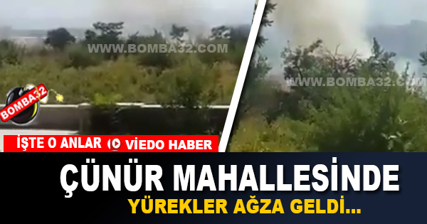 Çünür'de Korkutan Yangın!