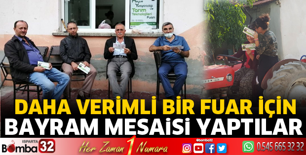 Daha verimli bir fuar için bayram mesaisi