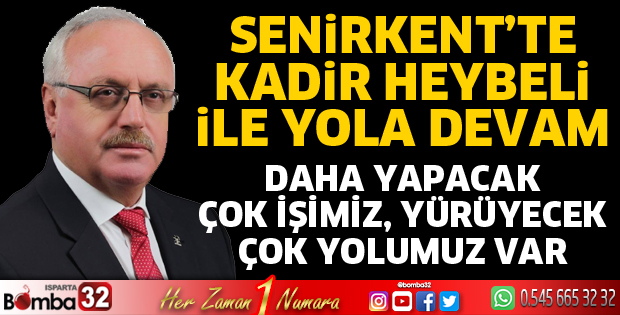 Daha yapacak çok işimiz, yürüyecek çok yolumuz var 