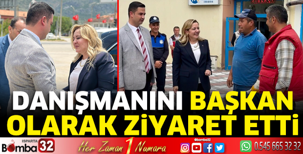 Danışmanını başkan olarak ziyaret etti