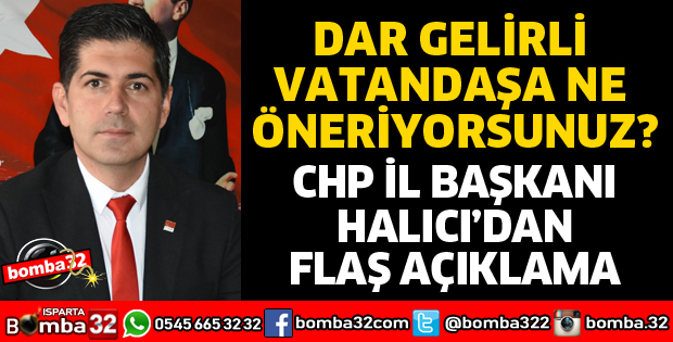 DAR GELİRLİ VATANDAŞA NE ÖNERİYORSUNUZ