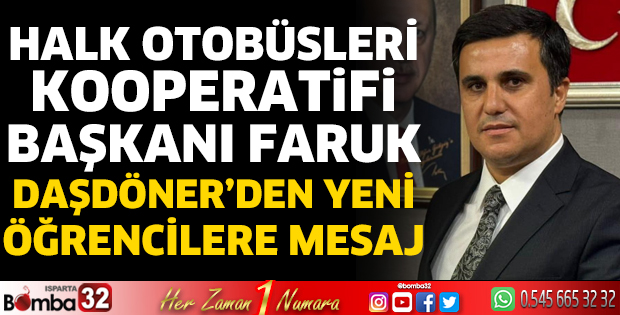 Daşdöner’den yeni öğrencilere mesaj