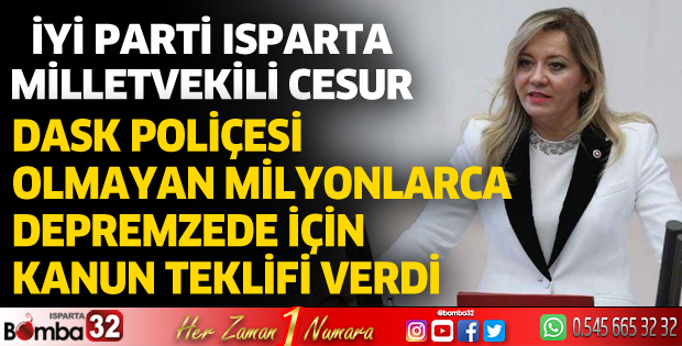 Dask Poliçesi Olmayan Milyonlarca Depremzede İçin Kanun Teklifi Verdi