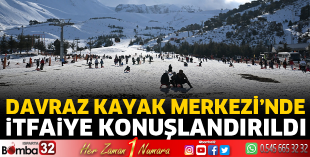 Davraz Kayak Merkezi’nde itfaiye konuşlandırıldı