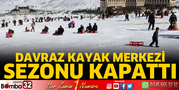 Davraz Kayak Merkezi sezonu kapattı