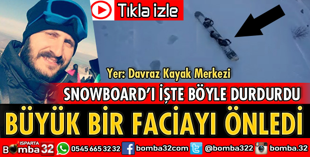 DAVRAZ KAYAK MERKEZİNDE BÜYÜK BİR FACİAYI ÖNLEDİ