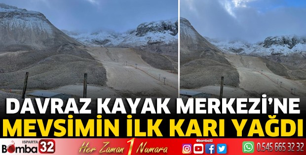 Davraz’a ilk kar yağdı