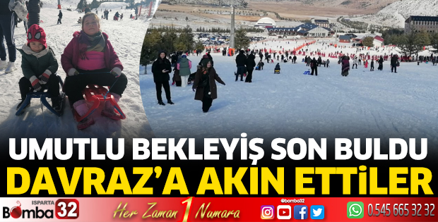 Davraz'a akın ettiler