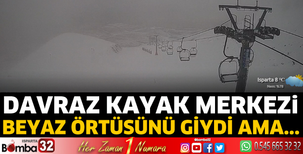 Davraz'da kar umudu 