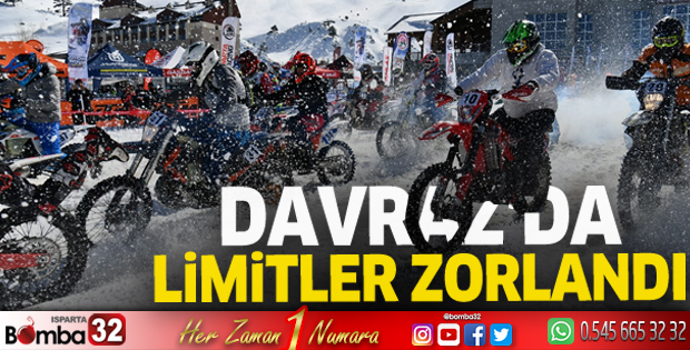 Davraz'da limitler zorlandı