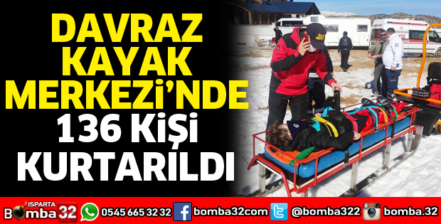 Davraz'da sezon boyunca 136 kişi kurtarıldı