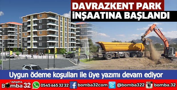 DAVRAZKENT PARK İNŞAATINA BAŞLANDI