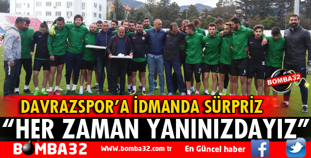 DAVRAZSPORLU FUTBOLCULARA İDMANDA SÜRPRİZ