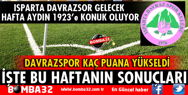 DAVRAZSPOR'UN GRUBUNDA MAÇ SONUÇLARI VE PUAN DURUMU