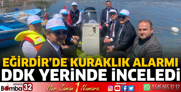 DDK Heyeti Eğirdir Gölü’nde incelemelerde bulundu
