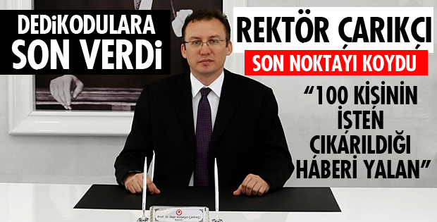 DEDİKODULARA SON NOKTAYI KOYDU