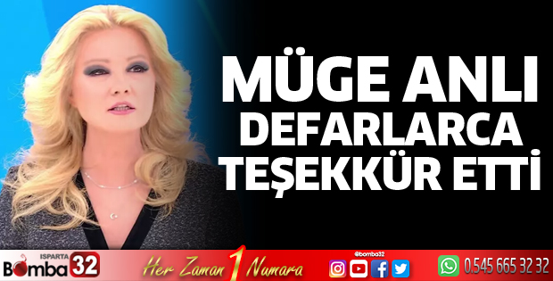 Defalarca teşekkür etti 