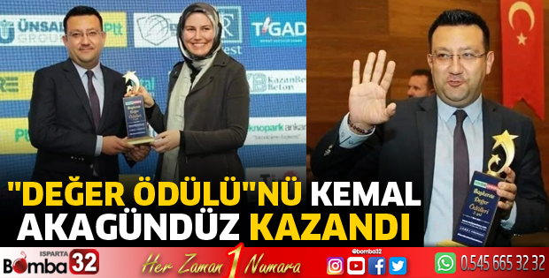Değer Ödülü’nü Kemal Akagündüz kazandı