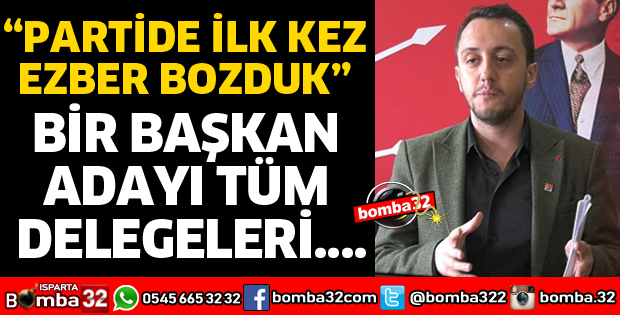 DELEGELERİ TEK TEK GEZEREK EZBER BOZDU