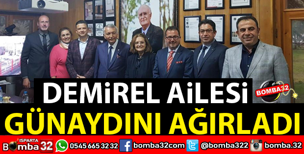 DEMİREL AİLESİNDEN BAŞKAN GÜNAYDIN'A TEŞEKKÜR