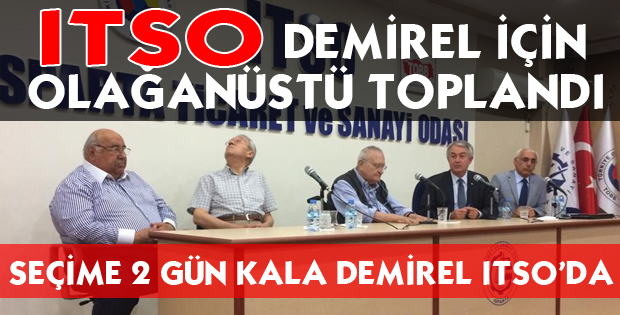 DEMİREL İŞADAMLARIYLA BULUŞTU