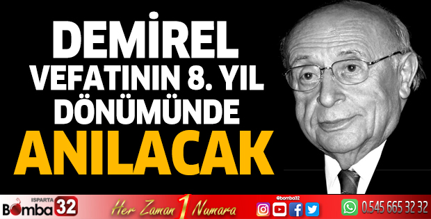 Demirel vefat yıl dönümünde anılacak