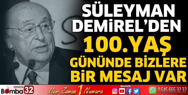 Demirel'den mesaj