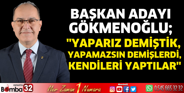 Demiştik, yapamazsın demişlerdi, kendileri yaptılar