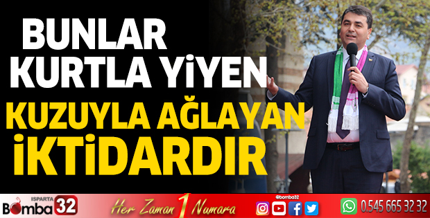Demokrat Parti Lideri Uysal Isparta'da konuştu