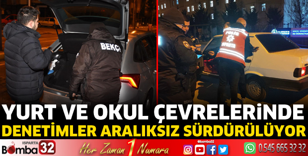 Denetimler aralıksız sürdürülüyor