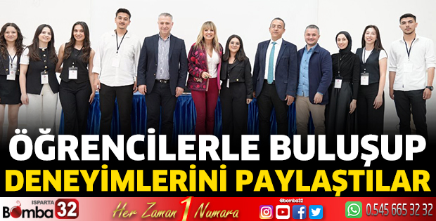 Deneyimlerini paylaştılar