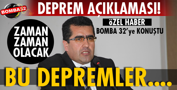 DEPREM SONRASI İLK YORUM!