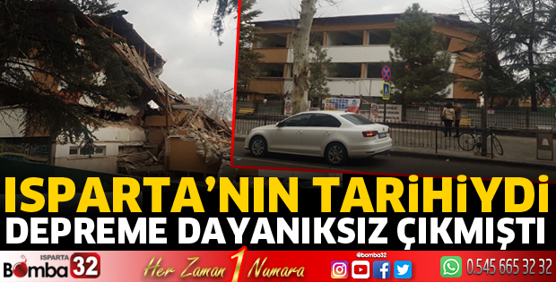 Depreme dayanıksız çıkmıştı, yıkılıyor