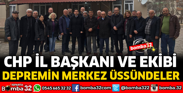 DEPREMİN MERKEZ ÜSSÜNE GİTTİLER
