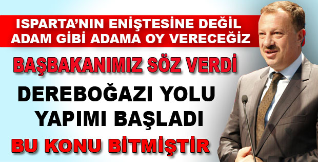 DEREBOĞAZI YOLU YAPILMAKTADIR 