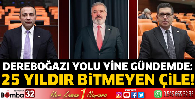 Dereboğazı Yolu yine gündemde