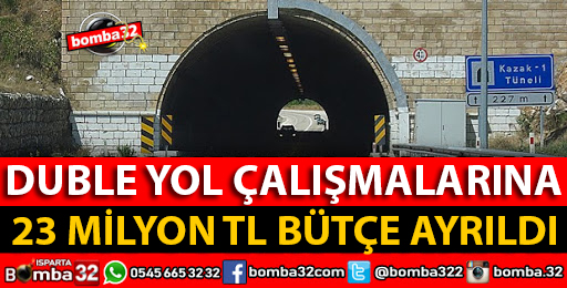 DEREBOĞAZI YOLUNA 23 MİLYON ÖDENEK AYRILDI