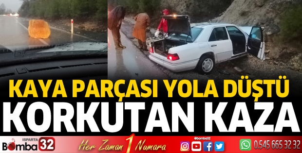 Dereboğazı Yolunda Kaza