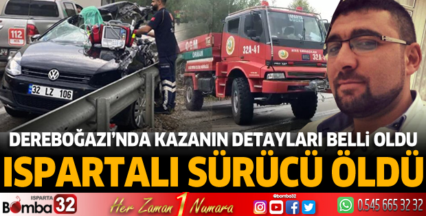 Dereboğazı'nda kazanın detayları belli oldu