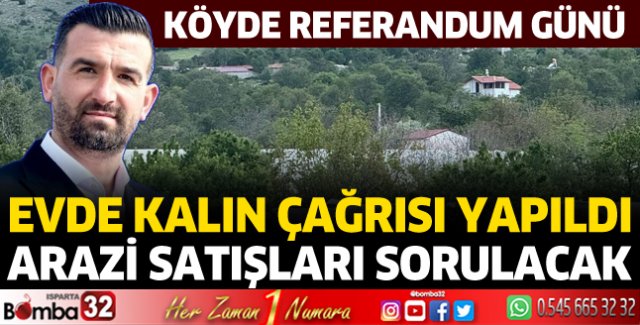 Deregümü Köyü’nde referandum günü