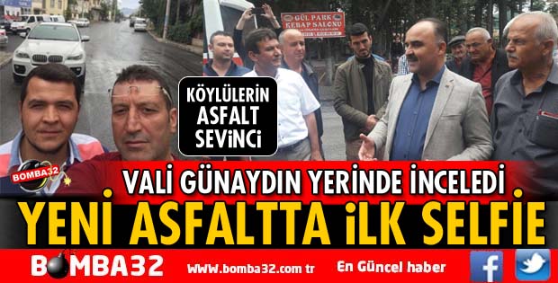 DEREGÜMÜ'DE ASFALT SEVİNCİ