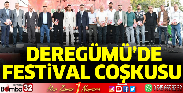 Deregümü'de festival coşkusu