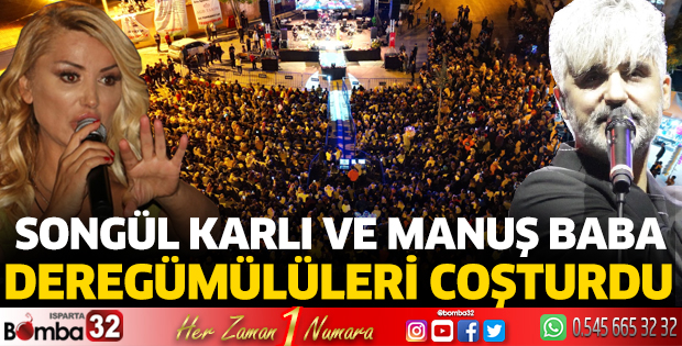 Deregümü'de Songül Karlı ve Manuş Baba konseri 